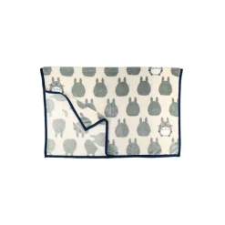 Maison Ghibli Linge De Maison|Grande couverture Silhouette Totoro Gris 200x140 cm - Mon Voisin Toto