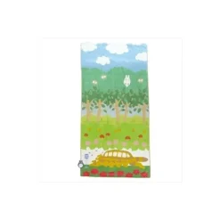 Maison Ghibli Linge De Maison|Grande Serviette Chatbus en Chemin 60x120 cm - Mon Voisin Totoro