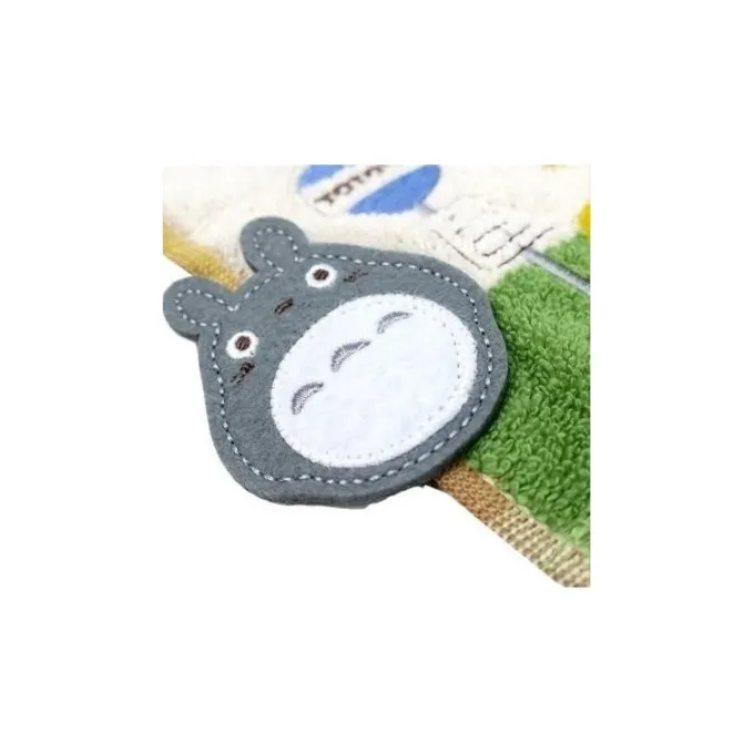 Maison Ghibli Linge De Maison|Grande Serviette Chatbus en Chemin 60x120 cm - Mon Voisin Totoro