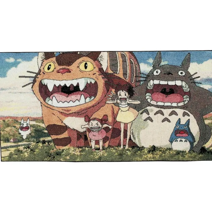 Maison Ghibli Linge De Maison|Grande Serviette Gosai Rugissement 60X120 cm - Mon Voisin Totoro
