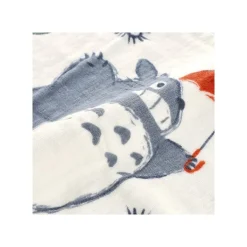 Maison Ghibli Linge De Maison|Grande Serviette Imabari Totoro Parapluie 60x120 cm - Mon Voisin Toto