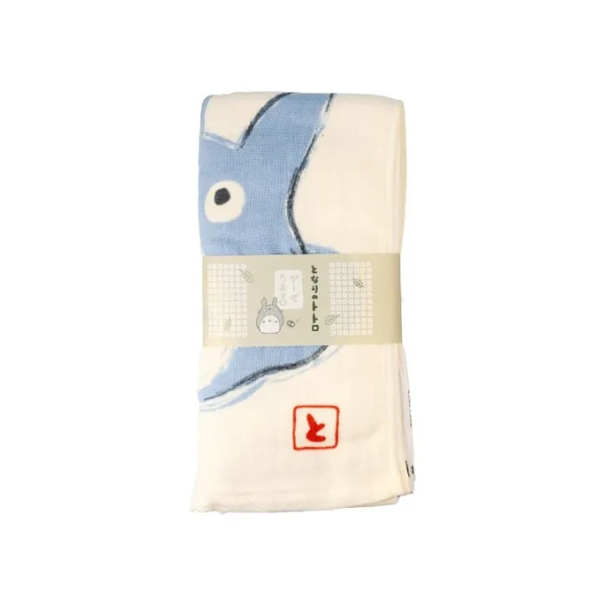 Maison Ghibli Linge De Maison|Grande Serviette Imabari Totoro Parapluie 60x120 cm - Mon Voisin Toto