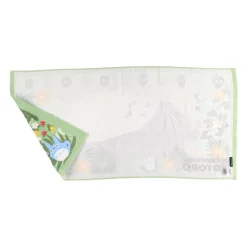 Maison Ghibli Linge De Maison|Grande Serviette Toise Totoro se repose 60x120 cm - Mon Voisin Totoro