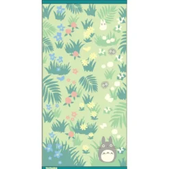 Maison Ghibli Linge De Maison|Grande Serviette Totoro & Papillon 60x120 cm - Mon Voisin Totoro
