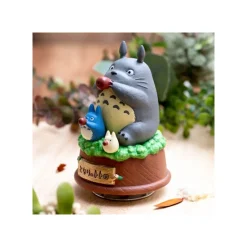 Maison Ghibli Boites À Musiques|Grande Statue Musicale Totoro joue de l’ocarina - Mon Voisin Totoro