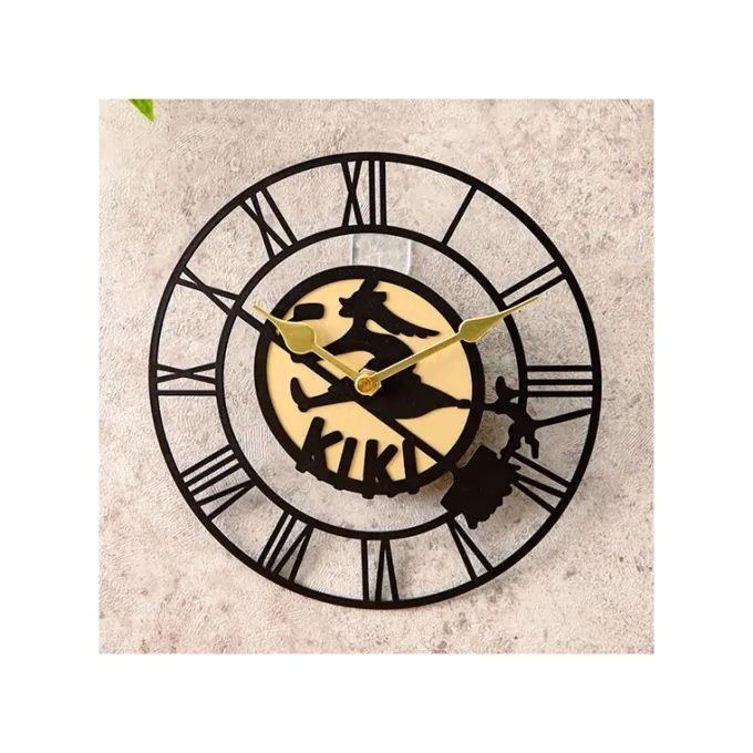 Maison Ghibli Décoration|Horloge Panneau de Kiki - Kiki la petite sorcière
