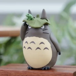 Maison Ghibli Puzzle|Kumukumu 3D Puzzle Totoro Gris avec feuille - Mon Voisin Totoro