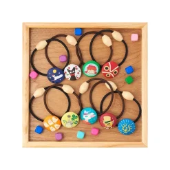 Maison Ghibli Accessoires|Élastique à Cheveux Jiji Cerise - Kiki la petite sorcière