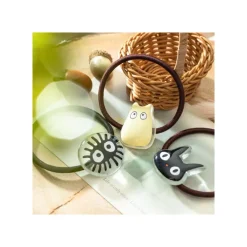 Maison Ghibli Accessoires|Élastique à Cheveux transparent Noiraudes - Mon Voisin Totoro