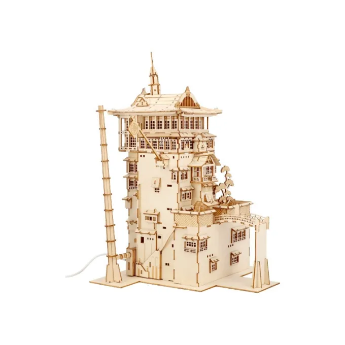 Maison Ghibli Loisirs Créatifs|Maquette en bois Kigumi Aburaya - Le Voyage de Chihiro