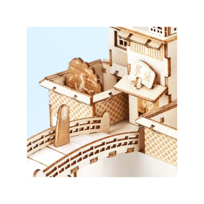 Maison Ghibli Loisirs Créatifs|Maquette en bois Kigumi Aburaya - Le Voyage de Chihiro