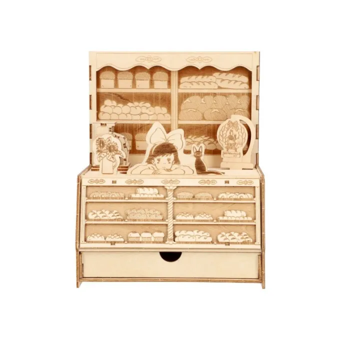 Maison Ghibli Loisirs Créatifs|Maquette en bois Kigumi Boulangerie - Kiki la petite sorcière