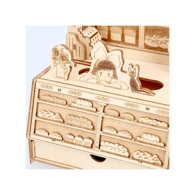 Maison Ghibli Loisirs Créatifs|Maquette en bois Kigumi Boulangerie - Kiki la petite sorcière