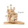 Maison Ghibli Loisirs Créatifs|Maquette en Bois Kigumi Château Ambulant - Le Château ambulant
