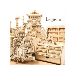 Maison Ghibli Loisirs Créatifs|Maquette en Bois Kigumi Château Ambulant - Le Château ambulant