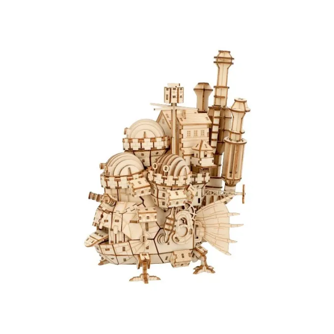 Maison Ghibli Loisirs Créatifs|Maquette en Bois Kigumi Château Ambulant - Le Château ambulant