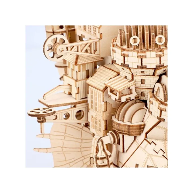 Maison Ghibli Loisirs Créatifs|Maquette en Bois Kigumi Château Ambulant - Le Château ambulant