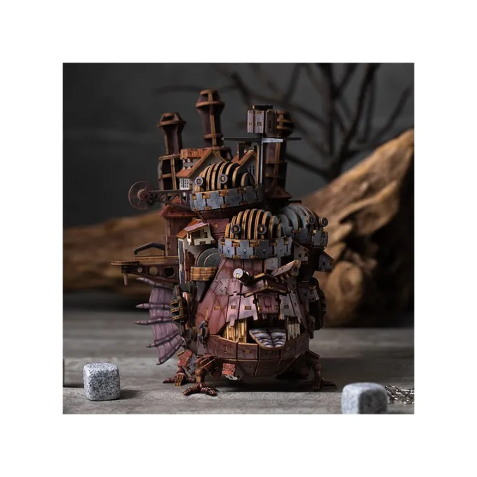 Maison Ghibli Loisirs Créatifs|Maquette en bois Kigumi Château de Hauru - Le Château ambulant