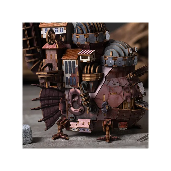 Maison Ghibli Loisirs Créatifs|Maquette en bois Kigumi Château de Hauru - Le Château ambulant