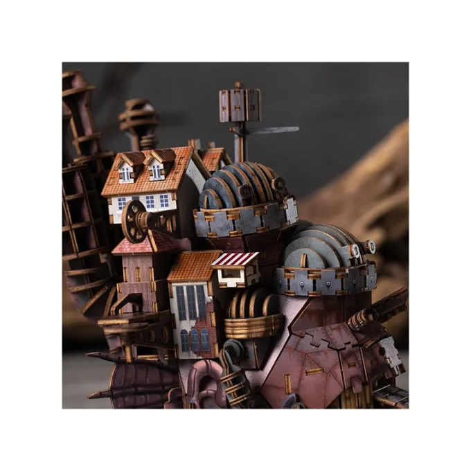 Maison Ghibli Loisirs Créatifs|Maquette en bois Kigumi Château de Hauru - Le Château ambulant