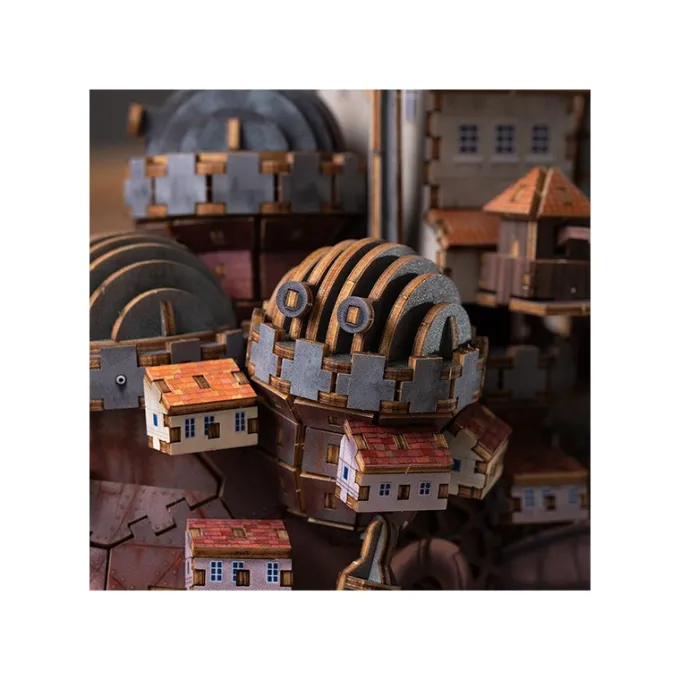 Maison Ghibli Loisirs Créatifs|Maquette en bois Kigumi Château de Hauru - Le Château ambulant