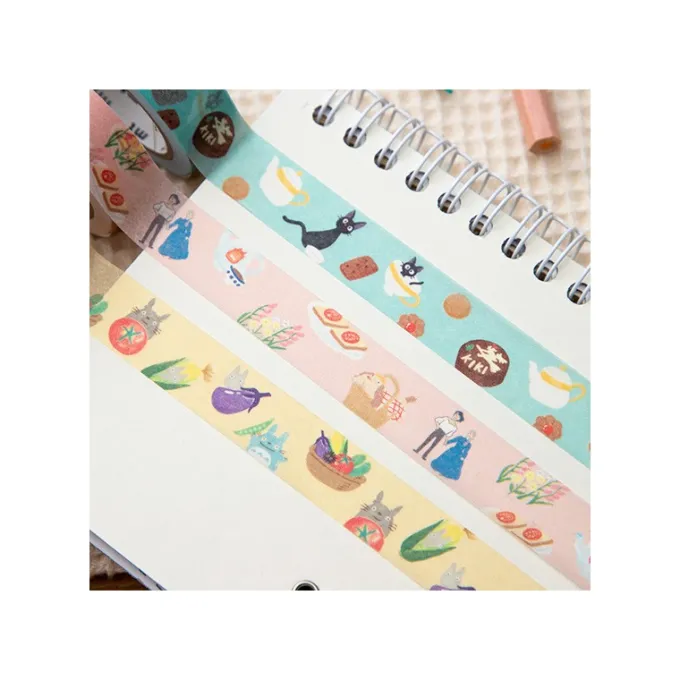 Maison Ghibli Petit Matériel|Masking Tape Break Time Fleurs - Le Château ambulant