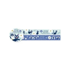 Maison Ghibli Petit Matériel|Masking Tape Jiji Motifs Fleurs - KKiki la petite sorcière