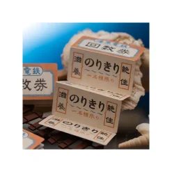 Maison Ghibli Petit Matériel|Mini Bloc-Note Chihiro Ticket de Train - Le Voyage de Chihiro