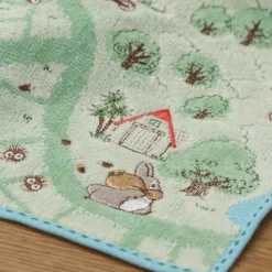 Maison Ghibli Linge De Maison|Mini Serviette Carte de balade 25x25 cm - Mon Voisin Totoro