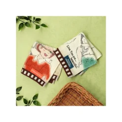 Maison Ghibli Linge De Maison|Mini Serviette Cellulo Shizuku & Seiji - Si tu tends l'oreille