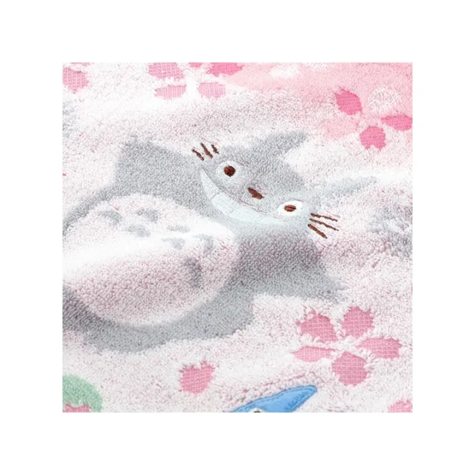 Maison Ghibli Linge De Maison|Mini serviette Cerisiers en fleurs 25x25cm - Mon voisinTotoro
