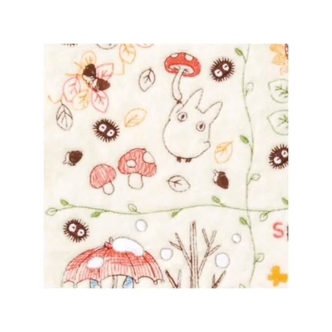 Maison Ghibli Linge De Maison|Mini Serviette Couronne de Noix 25x25 cm - Mon Voisin Totoro