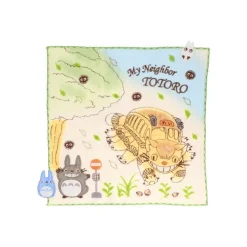 Maison Ghibli Linge De Maison|Mini Serviette Course du Chatbus 25x25cm - Mon voisin Totoro