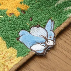 Maison Ghibli Linge De Maison|Mini Serviette Course Totoro bleu & blanc 25x25 cm - Mon Voisin Totor