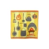Maison Ghibli Linge De Maison|Mini Serviette Cuisine de Calcifer 25x25 cm - Le Château ambulant