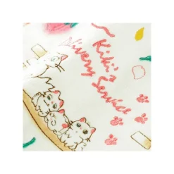 Maison Ghibli Linge De Maison|Mini Serviette Famille des Chats 25 x 25 cm - Kiki la petite sorcière