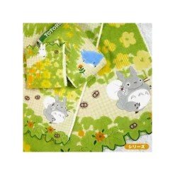 Maison Ghibli Linge De Maison|Mini Serviette Fleurs Jaunes 25x25 cm - Mon voisin Totoro