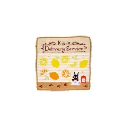 Maison Ghibli Linge De Maison|Mini Serviette jaune L’heure du Goûter 23×23 - Kiki la petite sorcièr
