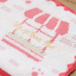 Maison Ghibli Linge De Maison|Mini Serviette Jiji devanture 25x25 cm - Kiki la petite sorcière