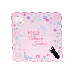 Maison Ghibli Linge De Maison|Mini Serviette Jiji Et Lily 25x25cm - Kiki la petite sorcière