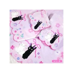Maison Ghibli Linge De Maison|Mini Serviette Jiji Et Lily 25x25cm - Kiki la petite sorcière