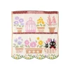 Maison Ghibli Linge De Maison|Mini Serviette Jiji et ses fleurs préférées 25x25 - Kiki la petite so
