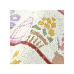 Maison Ghibli Linge De Maison|Mini Serviette Jiji et ses fleurs préférées 25x25 - Kiki la petite so