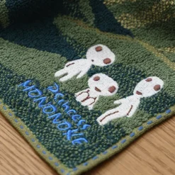 Maison Ghibli Linge De Maison|Mini Serviette Ombre du Dieu Cerf 25x25 cm - Princesse Mononoké