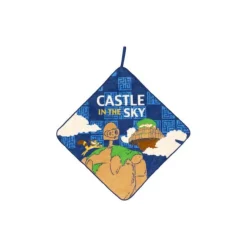 Maison Ghibli Linge De Maison|Mini Serviette Robot & Château 33x33 - Le Château dans le ciel