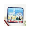 Maison Ghibli Linge De Maison|Mini Serviette Rues de Paris 25x25 cm - Kiki la petite sorcière