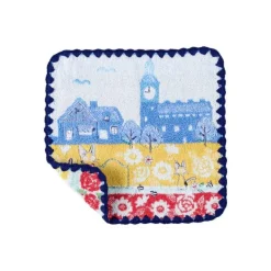 Maison Ghibli Linge De Maison|Mini Serviette Rues de Paris 25x25 cm - Kiki la petite sorcière