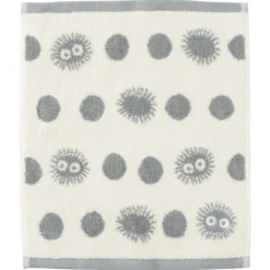 Maison Ghibli Linge De Maison|Mini Serviette Silhouette Noiraude 33x36 cm - Mon Voisin Totoro