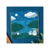 Maison Ghibli Linge De Maison|Mini Serviette Sous la lune 25x25 cm - Mon Voisin Totoro