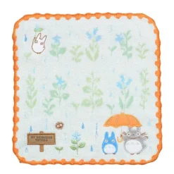 Maison Ghibli Linge De Maison|Mini Serviette Sous la pluie 25x25 cm - Mon Voisin Totoro